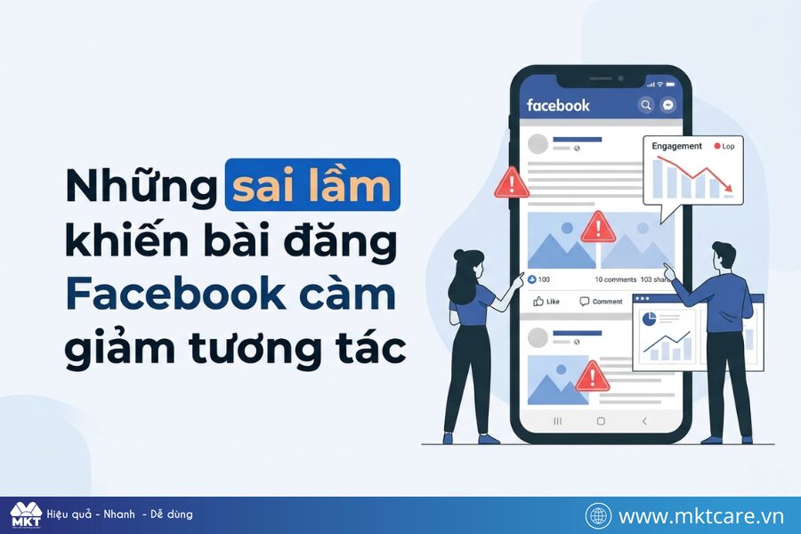 Những sai lầm khiến bài đăng Facebook giảm tương tác