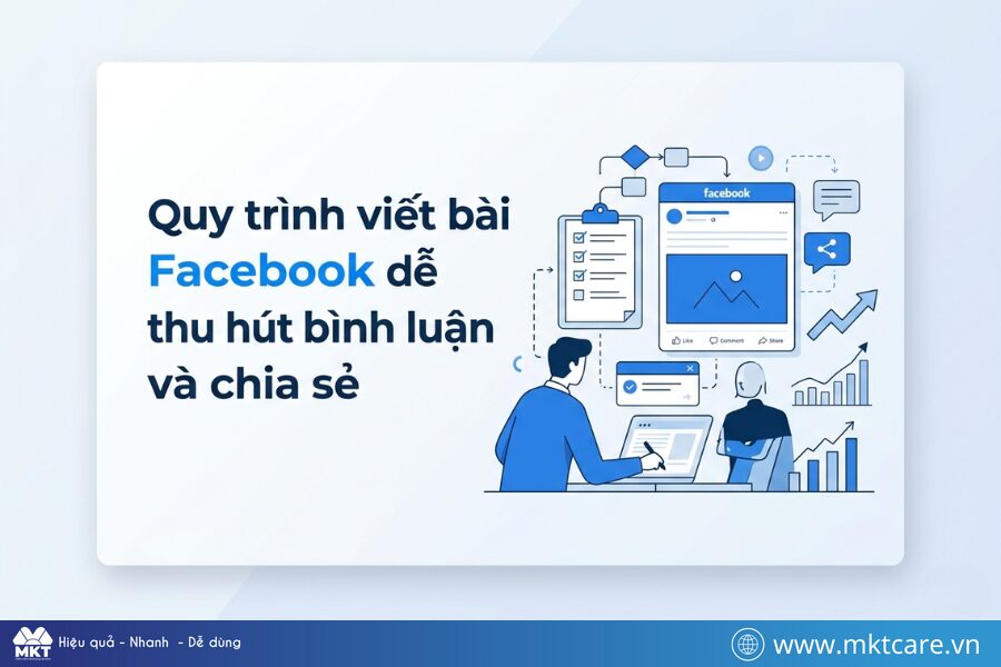 Quy trình viết bài Facebook dễ thu hút bình luận và chia sẻ