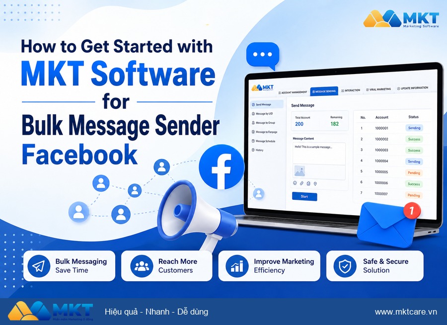 bulk message sender facebook - How to Get Started with MKT Software for Bulk Message Sender Facebook