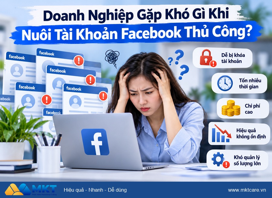 lịch nuôi nick Facebook 7 ngày cho tài khoản mới - Doanh Nghiệp Gặp Khó Gì Khi Nuôi Tài Khoản Facebook Thủ Công?