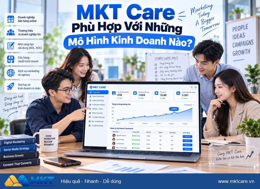 mkt care là gì - MKT Care Phù Hợp Với Những Mô Hình Kinh Doanh Nào?