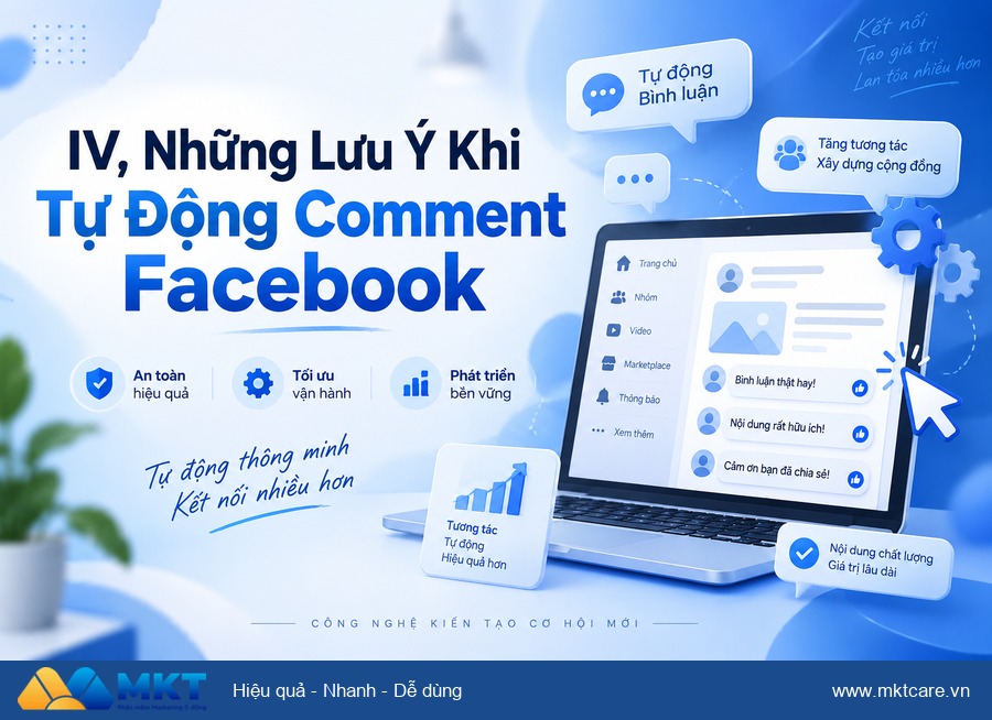 tự động comment theo từ khóa - IV, Những Lưu Ý Khi Tự Động Comment Facebook