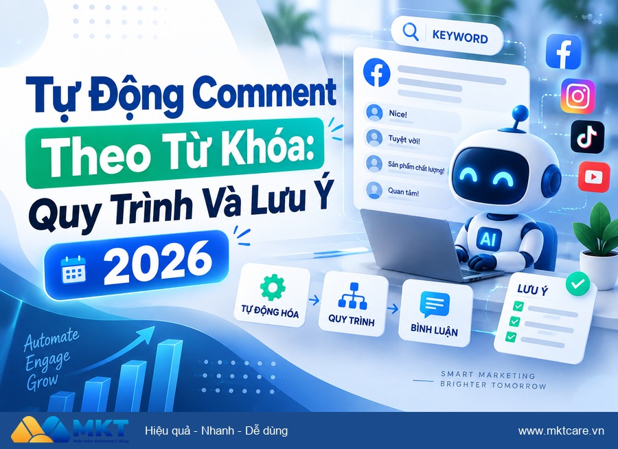 Phần mềm MKT - tự động comment theo từ khóa